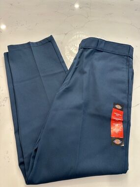 Dickies Men's Navy Blue Work Pants